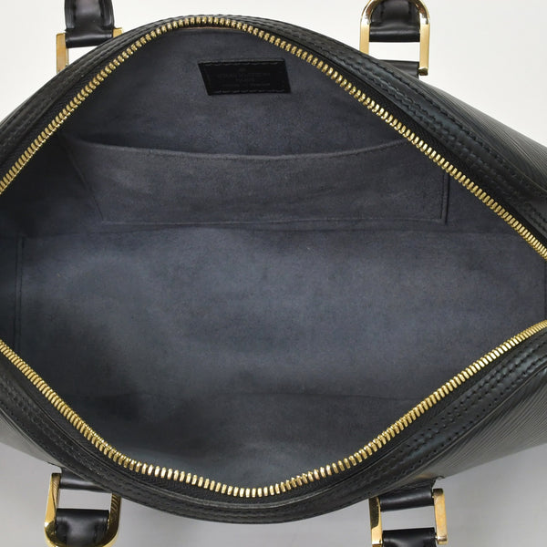極美品 LOUIS VUITTON ルイヴィトン エピライン ジャスミン ハンドバッグ ノワール ブラック エピレザー ゴールド金具 M52782 中古 4a001114