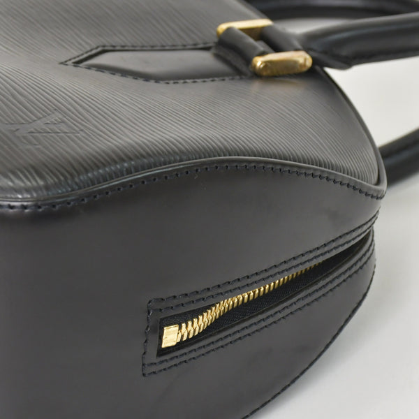 極美品 LOUIS VUITTON ルイヴィトン エピライン ジャスミン ハンドバッグ ノワール ブラック エピレザー ゴールド金具 M52782 中古 4a001114