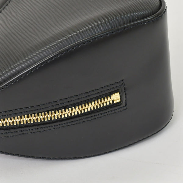 極美品 LOUIS VUITTON ルイヴィトン エピライン ジャスミン ハンドバッグ ノワール ブラック エピレザー ゴールド金具 M52782 中古 4a001114