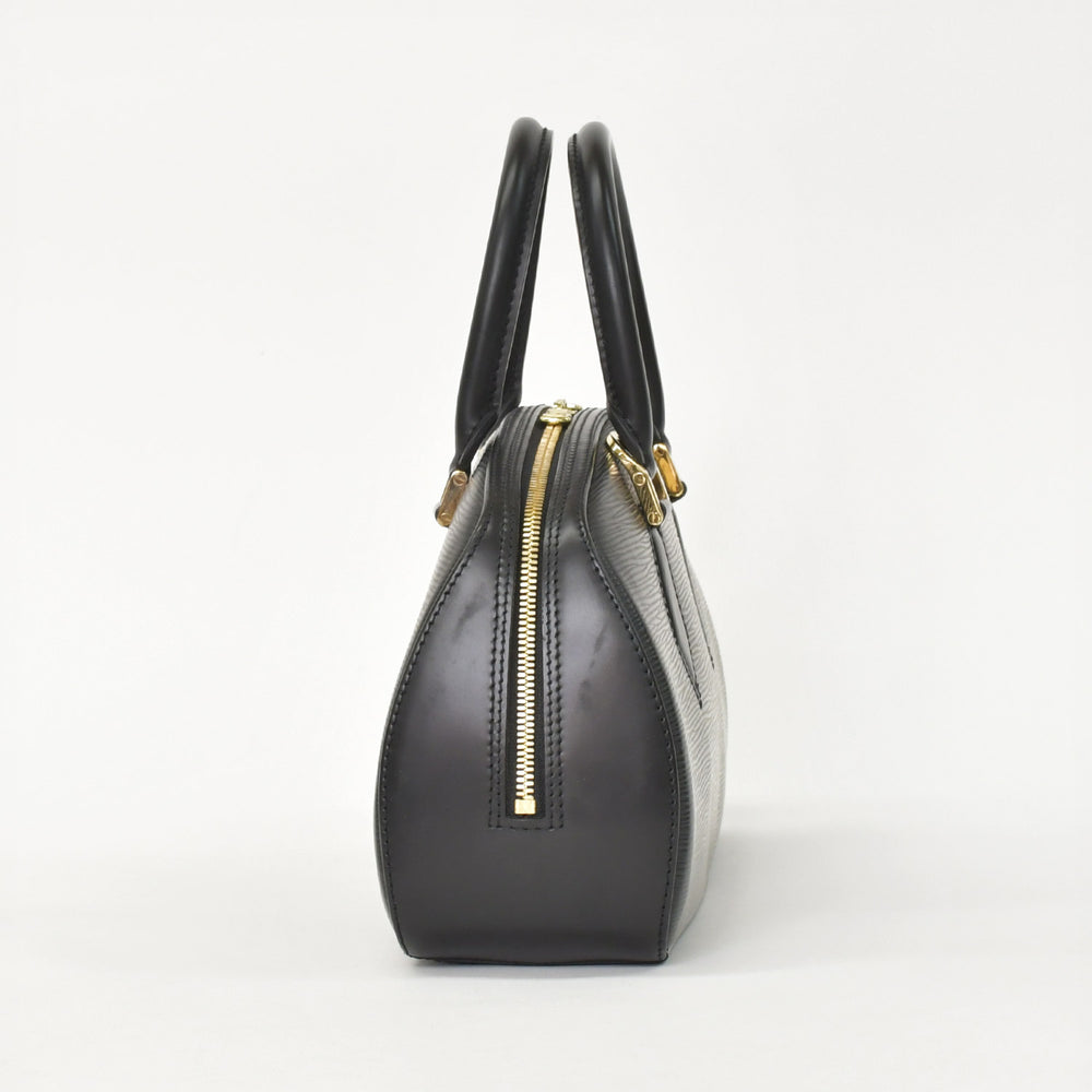 極美品 LOUIS VUITTON ルイヴィトン エピライン ジャスミン ハンドバッグ ノワール ブラック エピレザー ゴールド金具 M52782 中古 4a001114
