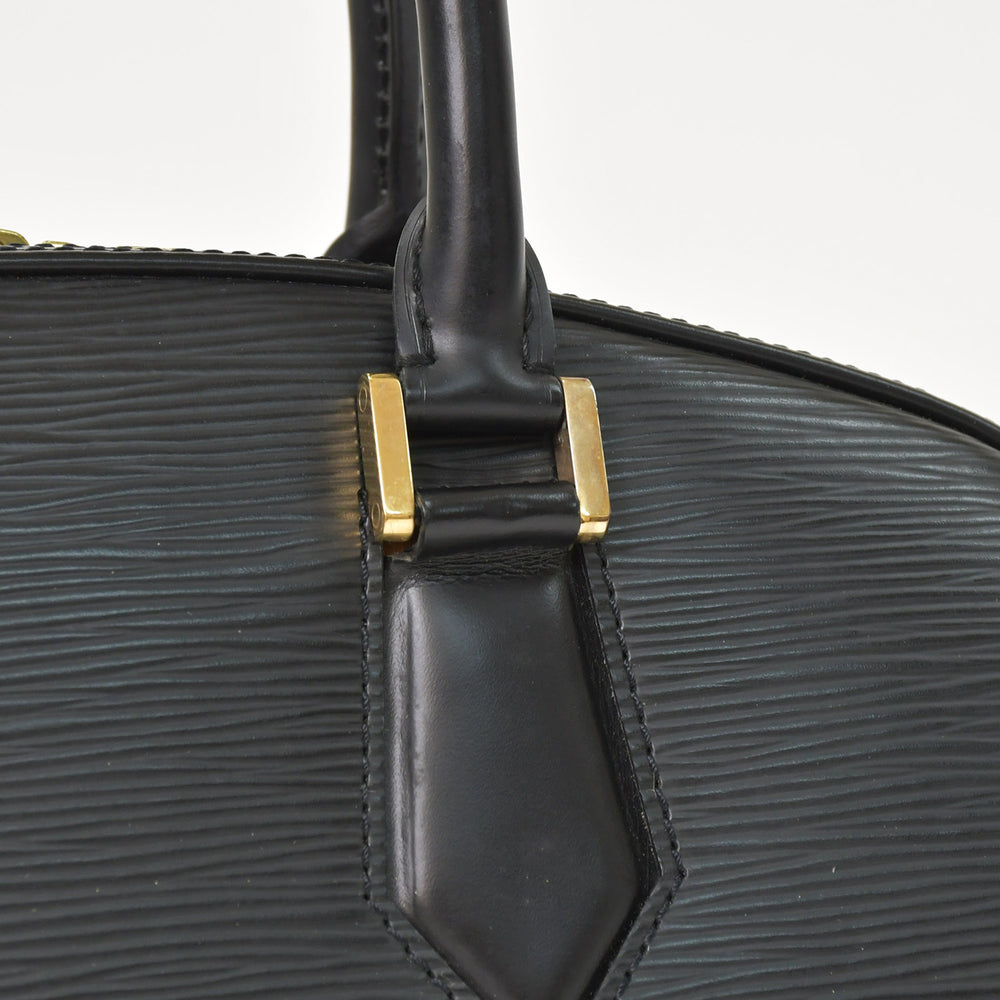 極美品 LOUIS VUITTON ルイヴィトン エピライン ジャスミン ハンドバッグ ノワール ブラック エピレザー ゴールド金具 M52782 中古 4a001114