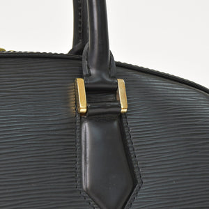 極美品 LOUIS VUITTON ルイヴィトン エピライン ジャスミン ハンドバッグ ノワール ブラック エピレザー ゴールド金具 M52782 中古 4a001114