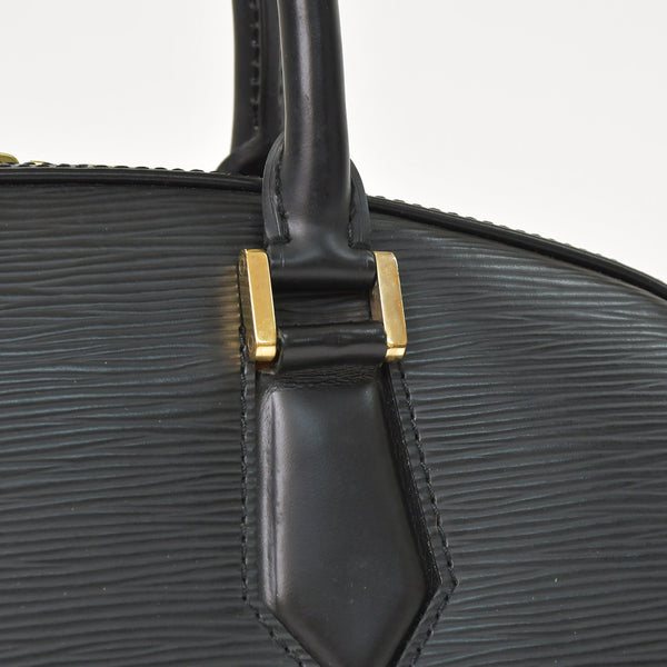極美品 LOUIS VUITTON ルイヴィトン エピライン ジャスミン ハンドバッグ ノワール ブラック エピレザー ゴールド金具 M52782 中古 4a001114