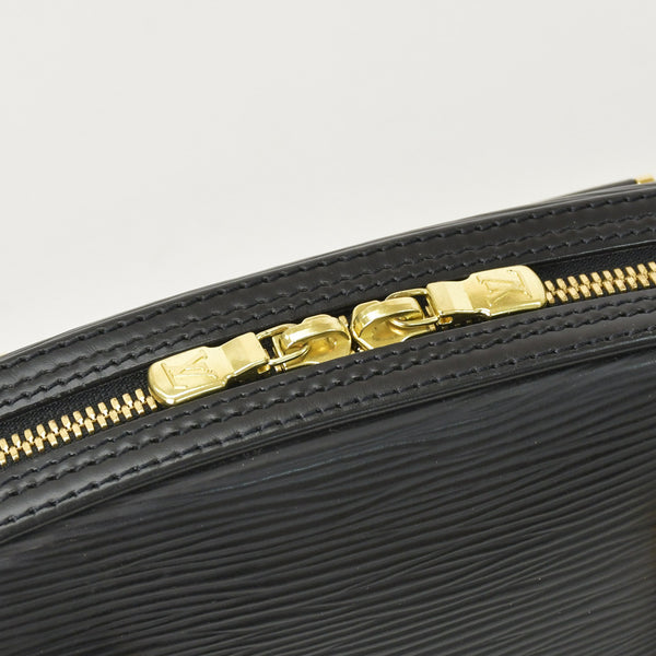 極美品 LOUIS VUITTON ルイヴィトン エピライン ジャスミン ハンドバッグ ノワール ブラック エピレザー ゴールド金具 M52782 中古 4a001114