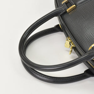 極美品 LOUIS VUITTON ルイヴィトン エピライン ジャスミン ハンドバッグ ノワール ブラック エピレザー ゴールド金具 M52782 中古 4a001114