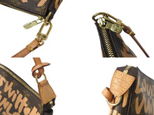画像をギャラリービューアに読み込む, LOUIS VUITTON ルイヴィトン ポシェットアクセソワ―ル ポーチ M92193 モノグラム グラフィティ ブラウン PVC 美品 中古 4b001119