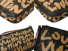 画像をギャラリービューアに読み込む, LOUIS VUITTON ルイヴィトン ポシェットアクセソワ―ル ポーチ M92193 モノグラム グラフィティ ブラウン PVC 美品 中古 4b001119