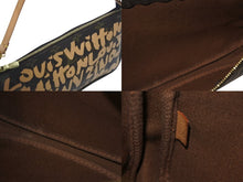 画像をギャラリービューアに読み込む, LOUIS VUITTON ルイヴィトン ポシェットアクセソワ―ル ポーチ M92193 モノグラム グラフィティ ブラウン PVC 美品 中古 4b001119