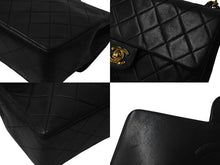 Load image into Gallery viewer, CHANEL シャネル ミニマトラッセ20 ショルダーバッグ 1番台 A01163 ブラック ラムスキン ゴールド金具 美品 中古 4b001121
