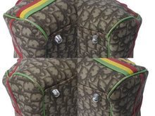 Load image into Gallery viewer, Christian Dior クリスチャンディオール ボストンバッグ ボーリング 01RU 0094 トロッター ラスタカラー ブラウン シルバー金具 美品 中古 4b001123