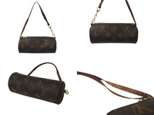 Load image into Gallery viewer, LOUIS VUITTON ルイヴィトン パピヨン30 モノグラムキャンバス ハンドバッグ 旧型 筒形 M51365 ブラウン 美品 中古 4b001126