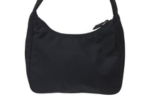 画像をギャラリービューアに読み込む, 極美品 PRADA プラダ ホーボー ハンドバッグ ワンショルダーバッグ MV515 トライアングルロゴ ナイロン ブラック 中古 4b001129