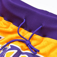 Load image into Gallery viewer, Mitchell &amp; Ness Just Don Shorts ミッチェルアンドネス ジャストドン Los Angeles Lakers 1996-97 YELLOW 21SS ミッチェルアンドネス レイカーズ サイズL 美品 中古 4b011314