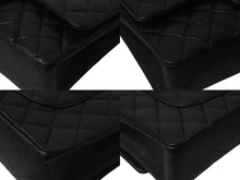 Load image into Gallery viewer, 新品同様 CHANEL シャネル マトラッセ25 Wフラップ Wチェーンショルダーバッグ 21番台 キャビアスキン ココマーク 総ブラック 中古 4b001141