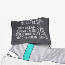 画像をギャラリービューアに読み込む, HERMES エルメス ツイリー 乗馬の装備 グレー マルチカラー 美品 中古 4b011461