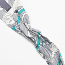 画像をギャラリービューアに読み込む, HERMES エルメス ツイリー 乗馬の装備 グレー マルチカラー 美品 中古 4b011461