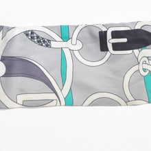 画像をギャラリービューアに読み込む, HERMES エルメス ツイリー 乗馬の装備 グレー マルチカラー 美品 中古 4b011461