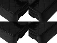 Load image into Gallery viewer, 極美品 CHANEL シャネル ダブルフェイス マトラッセ25 ハンドバッグ 4番台 ココマーク ラムスキン ブラック ゴールド金具 中古 4b001157