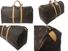 画像をギャラリービューアに読み込む, 極美品 LOUIS VUITTON ルイヴィトン キーポル60 ボストンバッグ M41422 モノグラム PVC レザー ブラウン 中古 4b000794