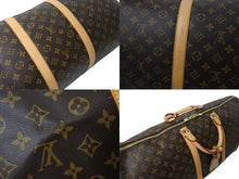 画像をギャラリービューアに読み込む, 極美品 LOUIS VUITTON ルイヴィトン キーポル60 ボストンバッグ M41422 モノグラム PVC レザー ブラウン 中古 4b000794