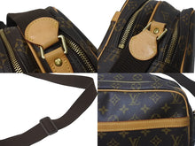 画像をギャラリービューアに読み込む, LOUIS VUITTON ルイヴィトン リポーターPM ショルダーバッグ M45254 モノグラム ブラウン ゴールド金具 美品 中古 4b001162