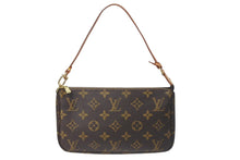 画像をギャラリービューアに読み込む, LOUIS VUITTON ルイヴィトン アクセサリーポーチ ポシェットアクセソワール M51980 モノグラム ブラウン 美品 中古 4b001166
