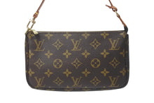 画像をギャラリービューアに読み込む, LOUIS VUITTON ルイヴィトン アクセサリーポーチ ポシェットアクセソワール M51980 モノグラム ブラウン 美品 中古 4b001166