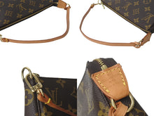 画像をギャラリービューアに読み込む, LOUIS VUITTON ルイヴィトン アクセサリーポーチ ポシェットアクセソワール M51980 モノグラム ブラウン 美品 中古 4b001166