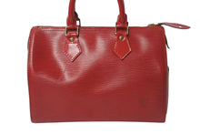 Load image into Gallery viewer, LOUIS VUITTON ルイヴィトン スピーディ25 ハンドバッグ ミニボストンバッグ エピレザー M43017 カスティリアンレッド 美品 中古 4b001168