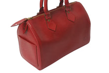 Load image into Gallery viewer, LOUIS VUITTON ルイヴィトン スピーディ25 ハンドバッグ ミニボストンバッグ エピレザー M43017 カスティリアンレッド 美品 中古 4b001168