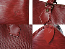 Load image into Gallery viewer, LOUIS VUITTON ルイヴィトン スピーディ25 ハンドバッグ ミニボストンバッグ エピレザー M43017 カスティリアンレッド 美品 中古 4b001168