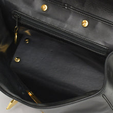 Load image into Gallery viewer, 極美品 Christian Dior クリスチャンディオール ヴィンテージ ハンドバッグ ブラック カーフスキン ゴールド金具 中古 4b011683