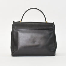 Load image into Gallery viewer, 極美品 Christian Dior クリスチャンディオール ヴィンテージ ハンドバッグ ブラック カーフスキン ゴールド金具 中古 4b011683