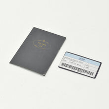 Load image into Gallery viewer, 極美品 PRADA プラダ トライアングルロゴ プレート ハンドバッグ ブラック ナイロン レザー シルバー金具 中古 4b011686
