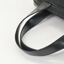 Load image into Gallery viewer, 極美品 PRADA プラダ トライアングルロゴ プレート ハンドバッグ ブラック ナイロン レザー シルバー金具 中古 4b011686