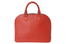 Load image into Gallery viewer, LOUIS VUITTON ルイヴィトン アルマPM ハンドバッグ M40490 エピ レザー ゴールド金具 カスティリアンレッド 美品 中古 4b001170