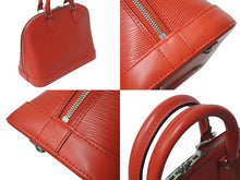 Load image into Gallery viewer, LOUIS VUITTON ルイヴィトン アルマPM ハンドバッグ M40490 エピ レザー ゴールド金具 カスティリアンレッド 美品 中古 4b001170