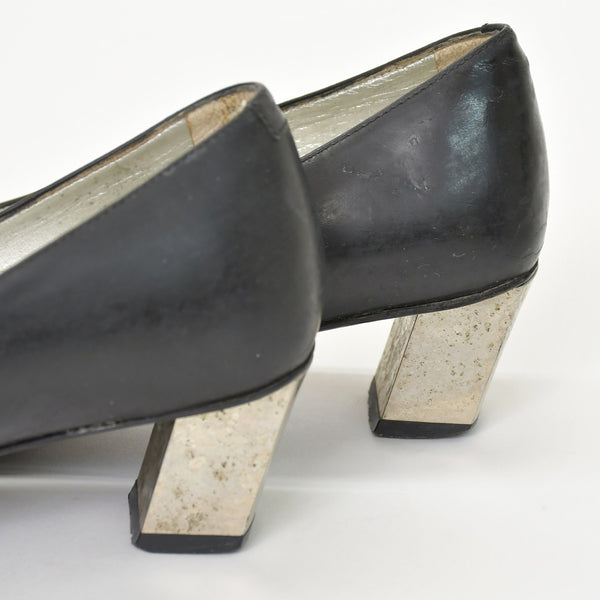 Roger Vivier Roger Vivier Pumps Metal Buckle Black Black Made in Italy Good Product Used 4b011756