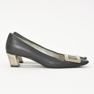 Roger Vivier Roger Vivier Pumps Metal Buckle Black Black Made in Italy Good Product Used 4b011756