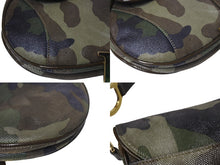 画像をギャラリービューアに読み込む, Christian Dior クリスチャンディオール プレオウンド サドルバッグ パテント カモフラージュ 迷彩 ガリアーノ期 美品 中古 4b001182