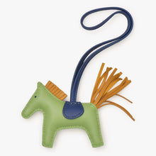 画像をギャラリービューアに読み込む, 新品未使用 HERMES エルメス チャーム ロデオチャーム PM ヴェール クリケット セザム ブルー ドゥ マルト グリーン ネイビー PM 4b011822