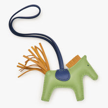 画像をギャラリービューアに読み込む, 新品未使用 HERMES エルメス チャーム ロデオチャーム PM ヴェール クリケット セザム ブルー ドゥ マルト グリーン ネイビー PM 4b011822