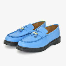Load image into Gallery viewer, 極美品 Dr.Martens×Supreme penton Tassel Loafer TSL ドクターマーチン シュプリーム ペントン ブルー ブラック レザーサイズ UK11 中古 4b011837