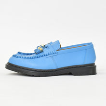 Load image into Gallery viewer, 極美品 Dr.Martens×Supreme penton Tassel Loafer TSL ドクターマーチン シュプリーム ペントン ブルー ブラック レザーサイズ UK11 中古 4b011837