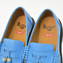Load image into Gallery viewer, 極美品 Dr.Martens×Supreme penton Tassel Loafer TSL ドクターマーチン シュプリーム ペントン ブルー ブラック レザーサイズ UK11 中古 4b011837