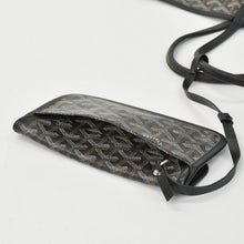 Load image into Gallery viewer, GOYARD ゴヤール サンルイPM バッグ トートバッグ STLOUIPMLTY50CL50P PVC レザー ヘリンボーン ブラック 美品 中古 4b011839