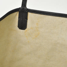 Load image into Gallery viewer, GOYARD ゴヤール サンルイPM バッグ トートバッグ STLOUIPMLTY50CL50P PVC レザー ヘリンボーン ブラック 美品 中古 4b011839