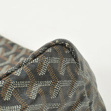 Load image into Gallery viewer, GOYARD ゴヤール サンルイPM バッグ トートバッグ STLOUIPMLTY50CL50P PVC レザー ヘリンボーン ブラック 美品 中古 4b011839
