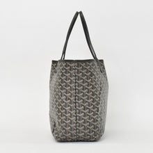 Load image into Gallery viewer, GOYARD ゴヤール サンルイPM バッグ トートバッグ STLOUIPMLTY50CL50P PVC レザー ヘリンボーン ブラック 美品 中古 4b011839