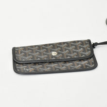 Load image into Gallery viewer, GOYARD ゴヤール サンルイPM バッグ トートバッグ STLOUIPMLTY50CL50P PVC レザー ヘリンボーン ブラック 美品 中古 4b011839
